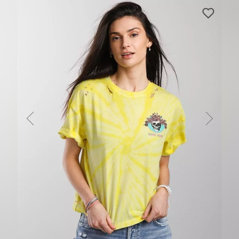 Skull tour t shirt band tee